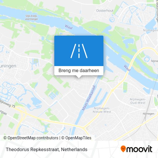 Theodorus Repkesstraat kaart