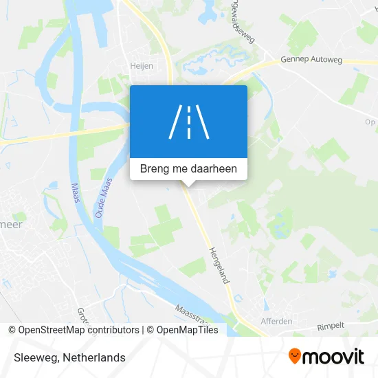 Sleeweg kaart