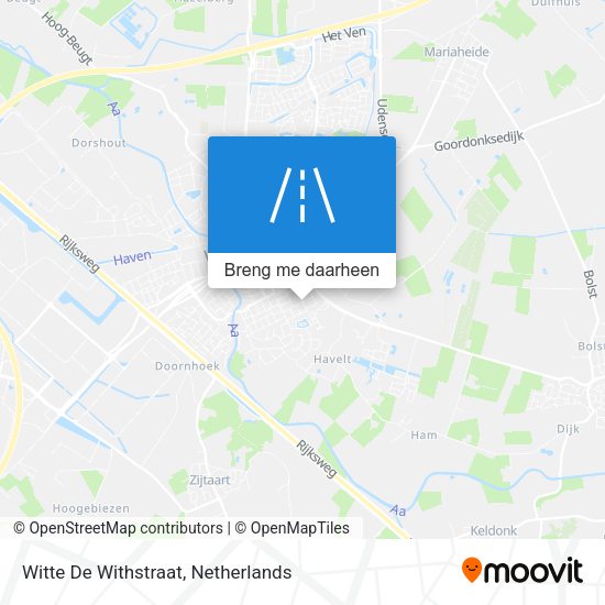 Witte De Withstraat kaart