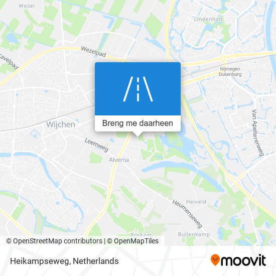 Heikampseweg kaart