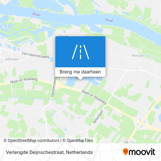 Verlengde Deijnschestraat kaart