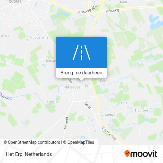 Het Erp kaart