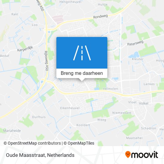 Oude Maasstraat kaart