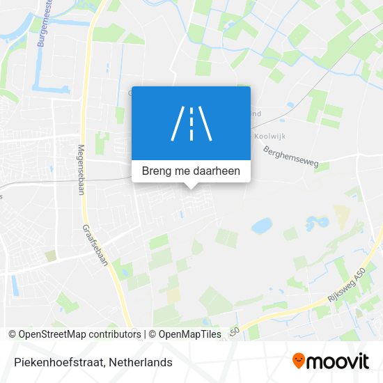 Piekenhoefstraat kaart