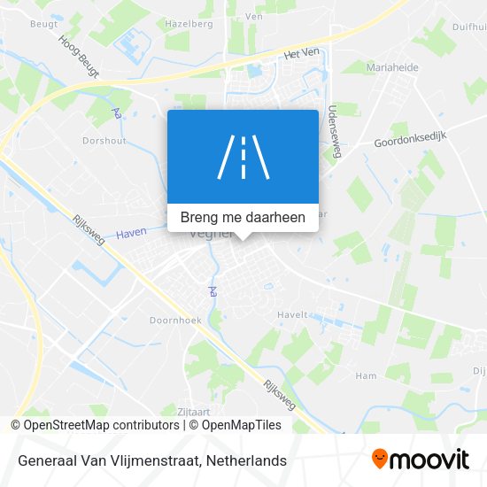 Generaal Van Vlijmenstraat kaart