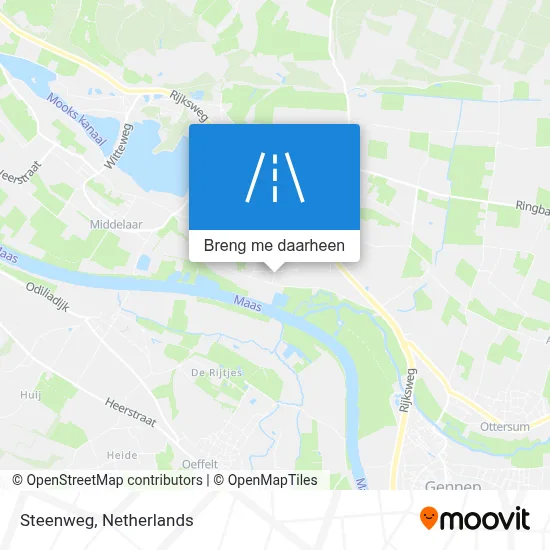 Steenweg kaart