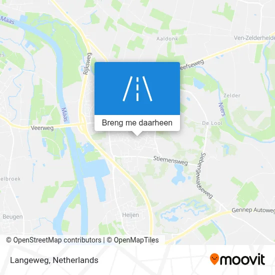 Langeweg kaart
