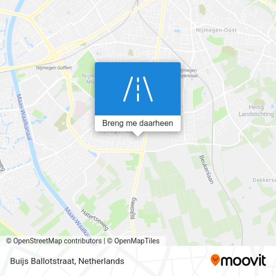 Buijs Ballotstraat kaart