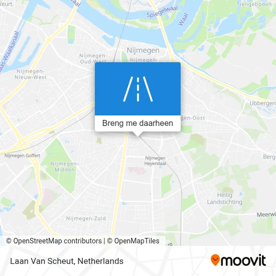 Laan Van Scheut kaart