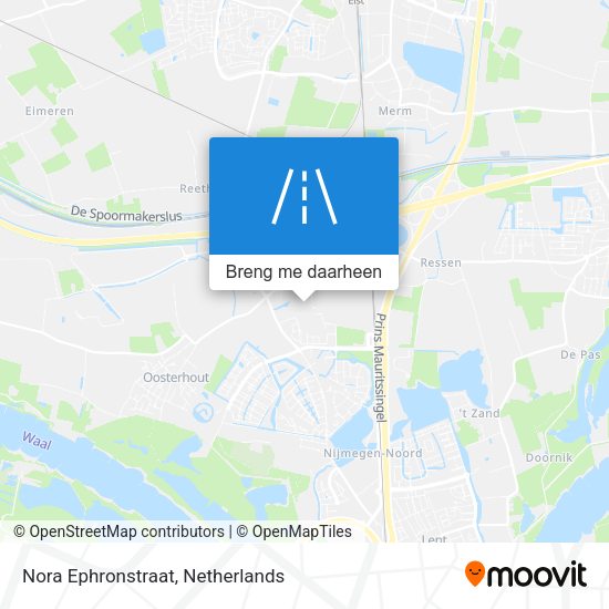 Nora Ephronstraat kaart