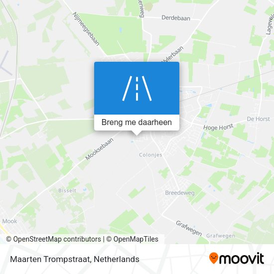 Maarten Trompstraat kaart