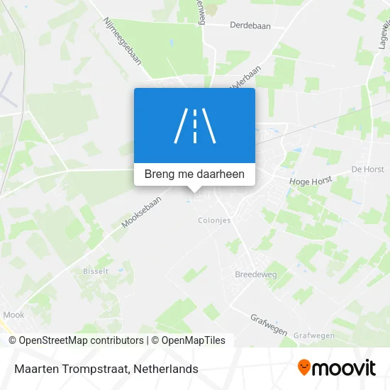 Maarten Trompstraat kaart