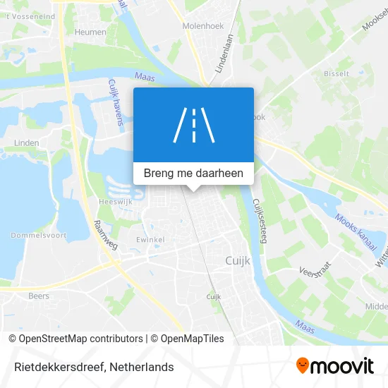 Rietdekkersdreef kaart