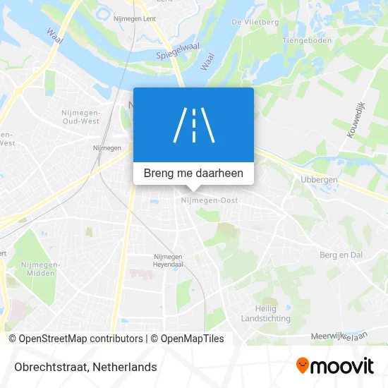 Obrechtstraat kaart