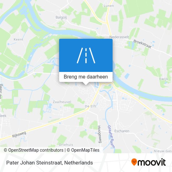 Pater Johan Steinstraat kaart