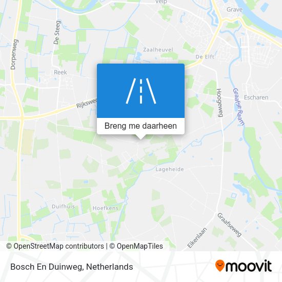 Bosch En Duinweg kaart