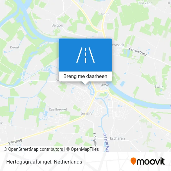 Hertogsgraafsingel kaart