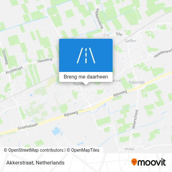 Akkerstraat kaart