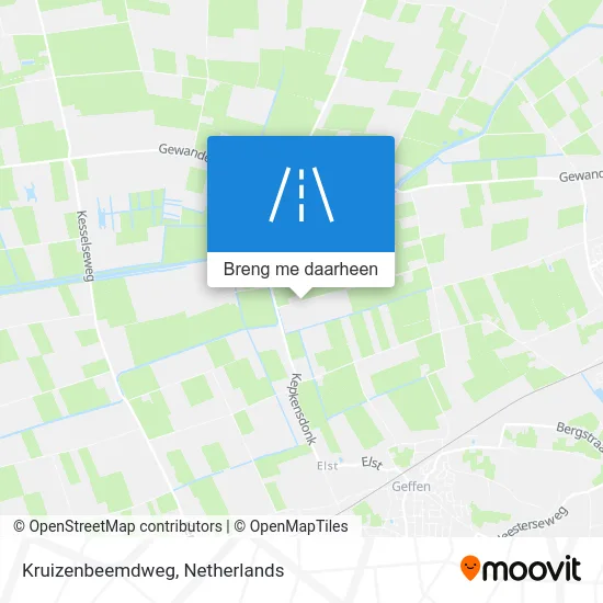 Kruizenbeemdweg kaart