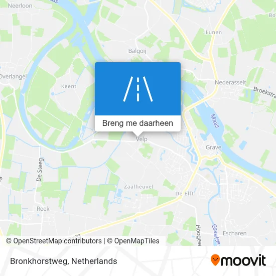 Bronkhorstweg kaart