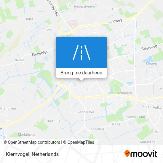 Klemvogel kaart