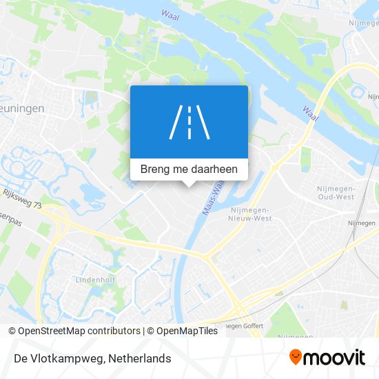 De Vlotkampweg kaart