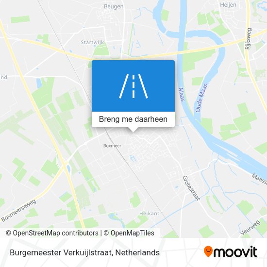 Burgemeester Verkuijlstraat kaart