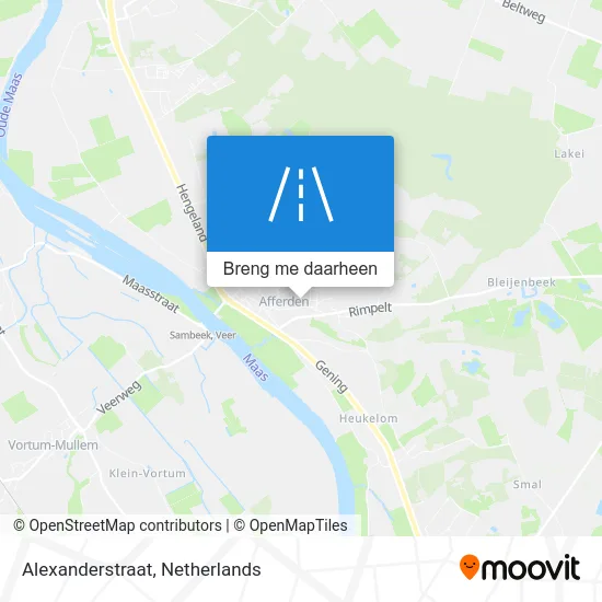 Alexanderstraat kaart