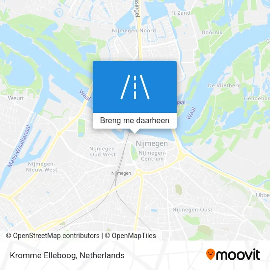 Kromme Elleboog kaart
