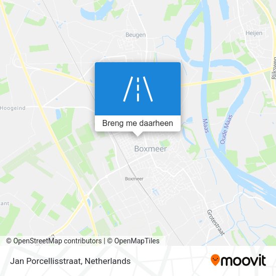 Jan Porcellisstraat kaart