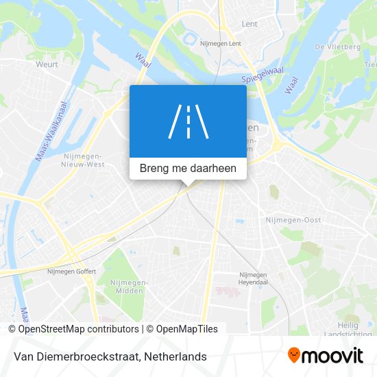 Van Diemerbroeckstraat kaart