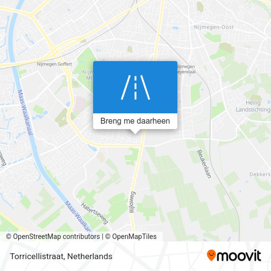 Torricellistraat kaart