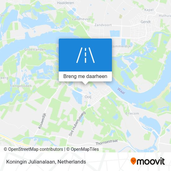Koningin Julianalaan kaart