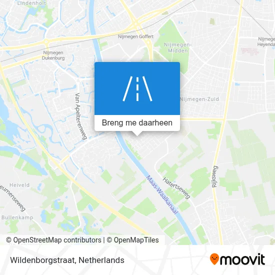 Wildenborgstraat kaart