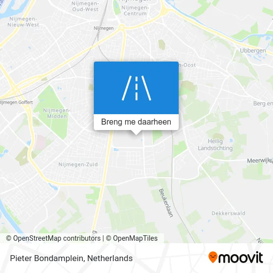 Pieter Bondamplein kaart