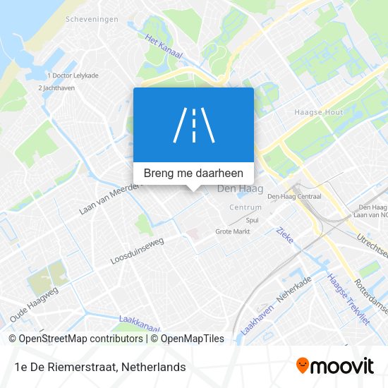 1e De Riemerstraat kaart