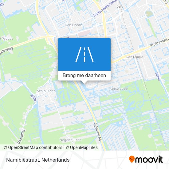 Namibiëstraat kaart