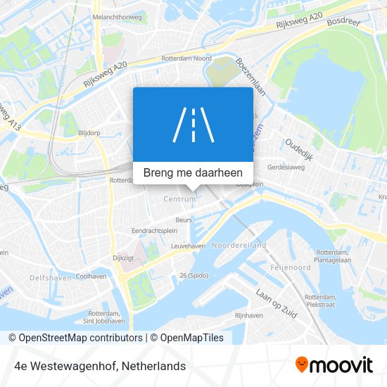 4e Westewagenhof kaart