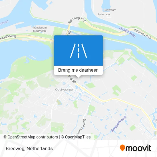Breeweg kaart