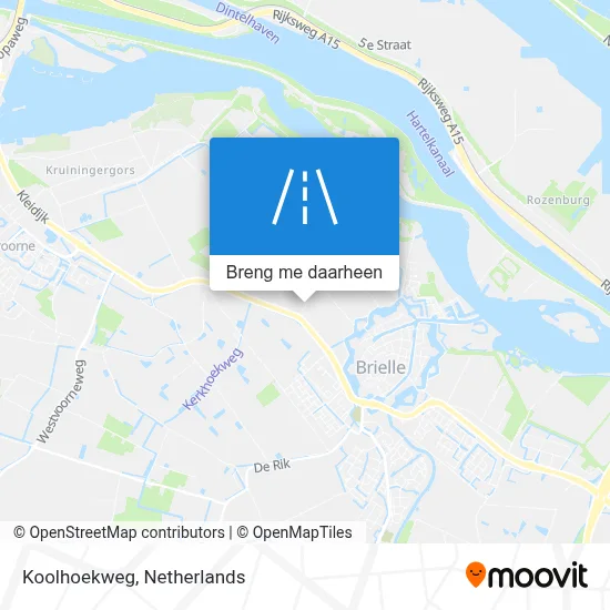 Koolhoekweg kaart