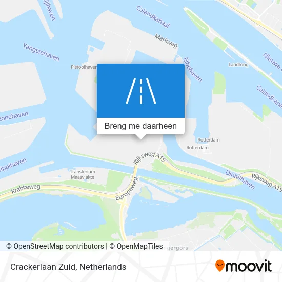 Crackerlaan Zuid kaart