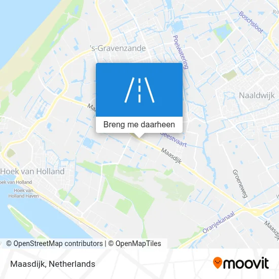 Maasdijk kaart