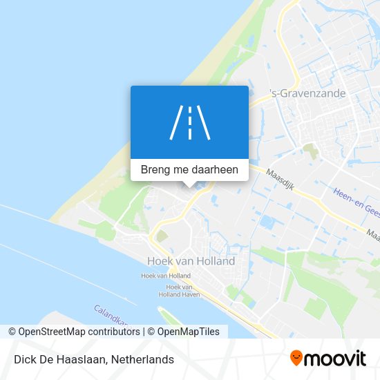 Dick De Haaslaan kaart