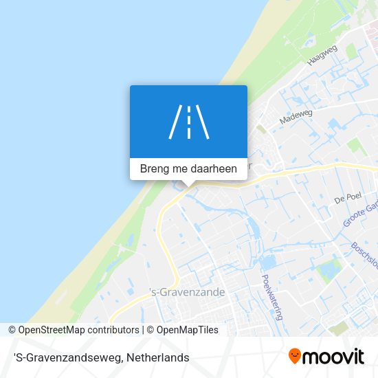 'S-Gravenzandseweg kaart