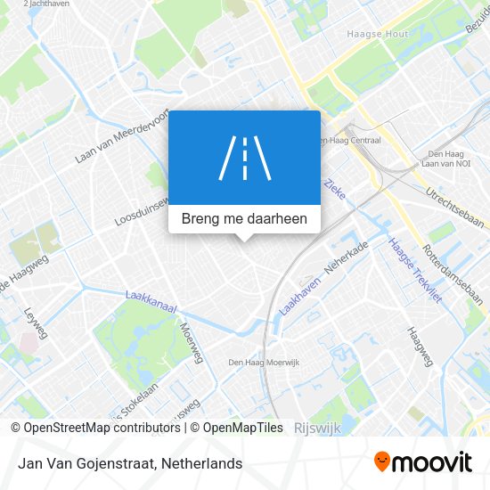 Jan Van Gojenstraat kaart