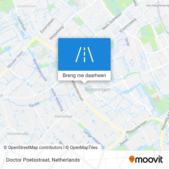 Doctor Poelsstraat kaart