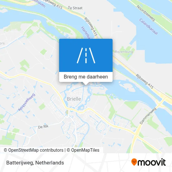 Batterijweg kaart