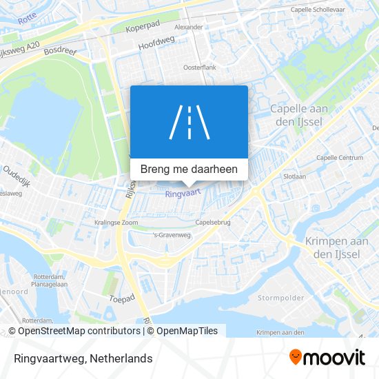 Ringvaartweg kaart