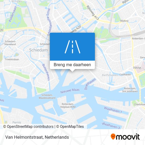 Van Helmontstraat kaart