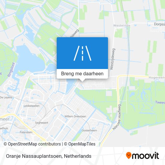 Oranje Nassauplantsoen kaart